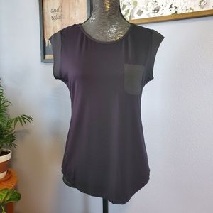 Calvin Klein - Black Cap Leeve Top